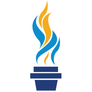 Luminescence flame logo