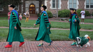Chancellor, Provost and Dr. G at Convocation