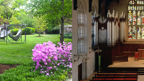 Ibby's Garden and Graham Chapel interior
