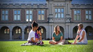 Students in the Quad