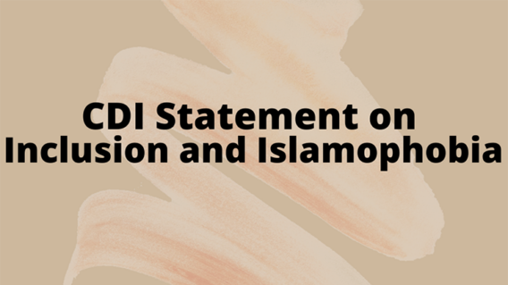 Statement on Inclusion and Islamophobia